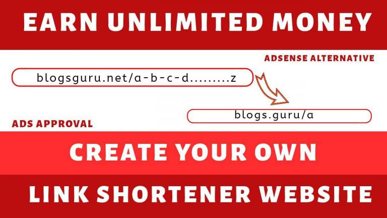Create Your URL Shortner Wesite