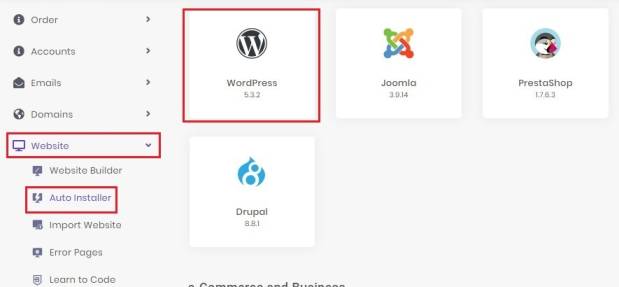 Install of WordPress 2