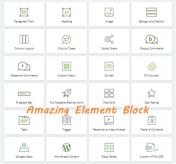 Amazing Block elements