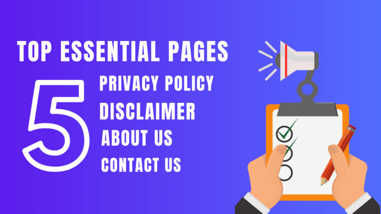 create-privacy-policy-contact-us-about-us-page
