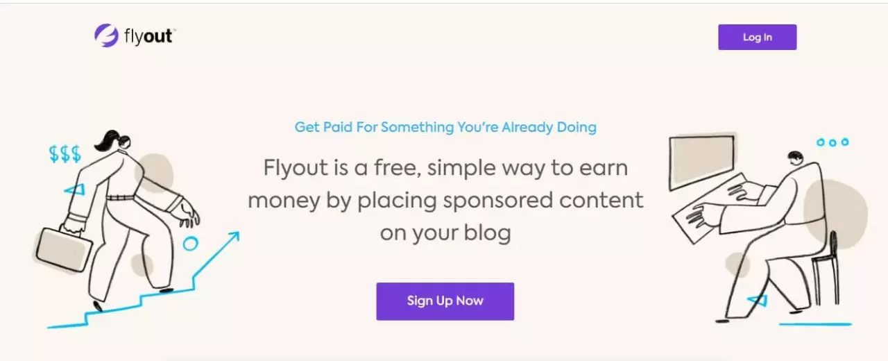 website of Flyout.io